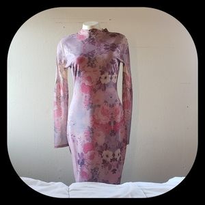 Charlotte Russe | Long Sleeve Floral Spring Dress